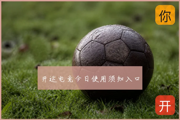 开运电竞今日使用须知入口